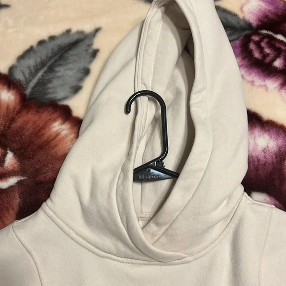 Lululemon Loungeful Hoodie in White Opal Sz 8 - Picture 6 of 14